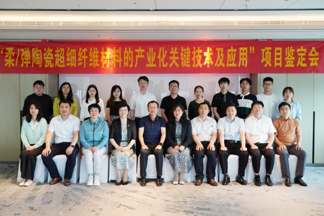 柔/彈陶瓷超細纖維材料的產業化關鍵技術及應用項目成功鑒定，成果達國際先進水平